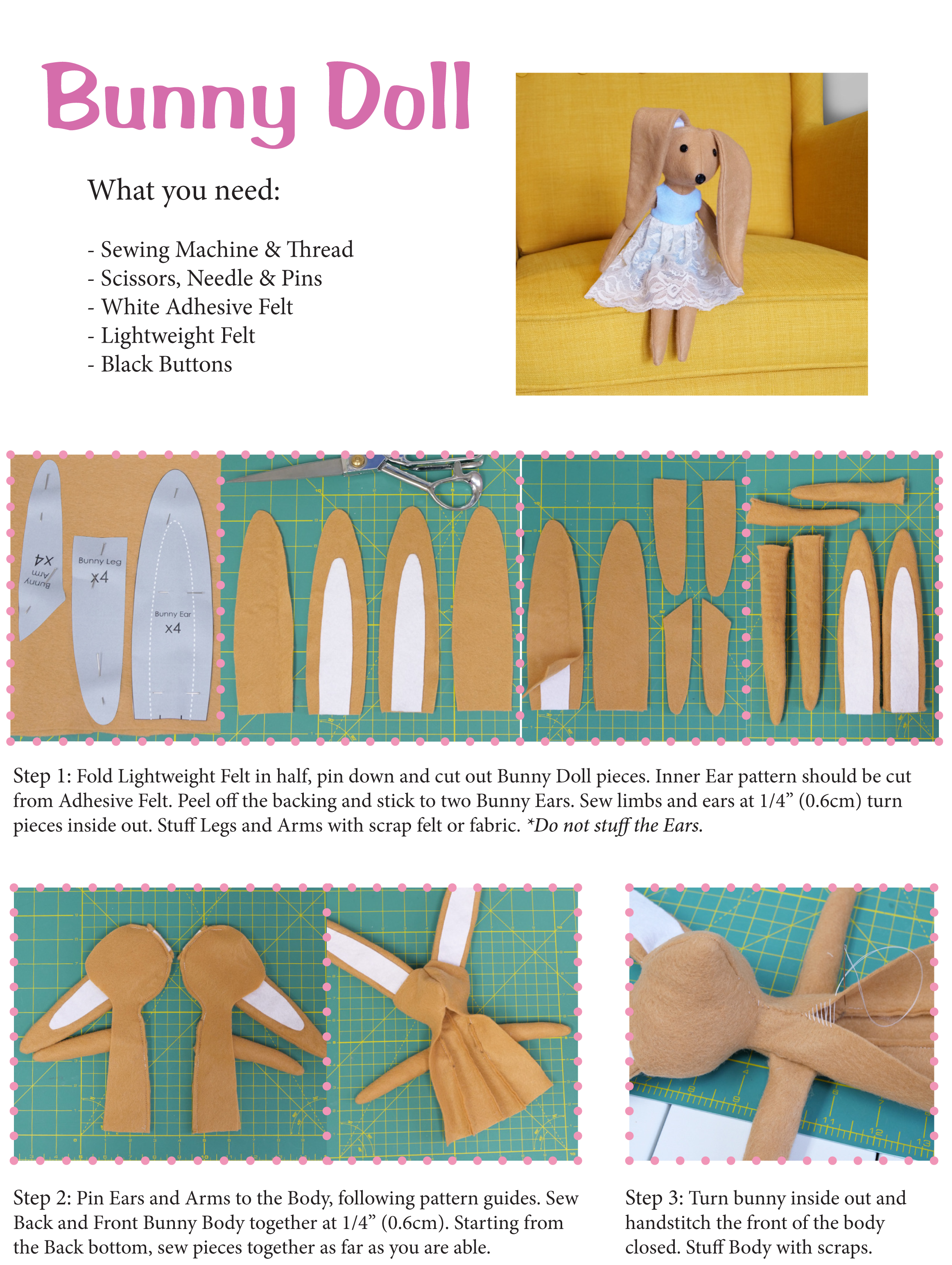 Steps to create your Shamrock Punch Needle