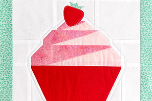 Cupcake Quilt Block