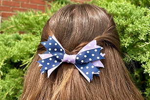 Easy No-Sew Hair Bow