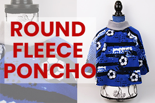 Round Fleece Poncho