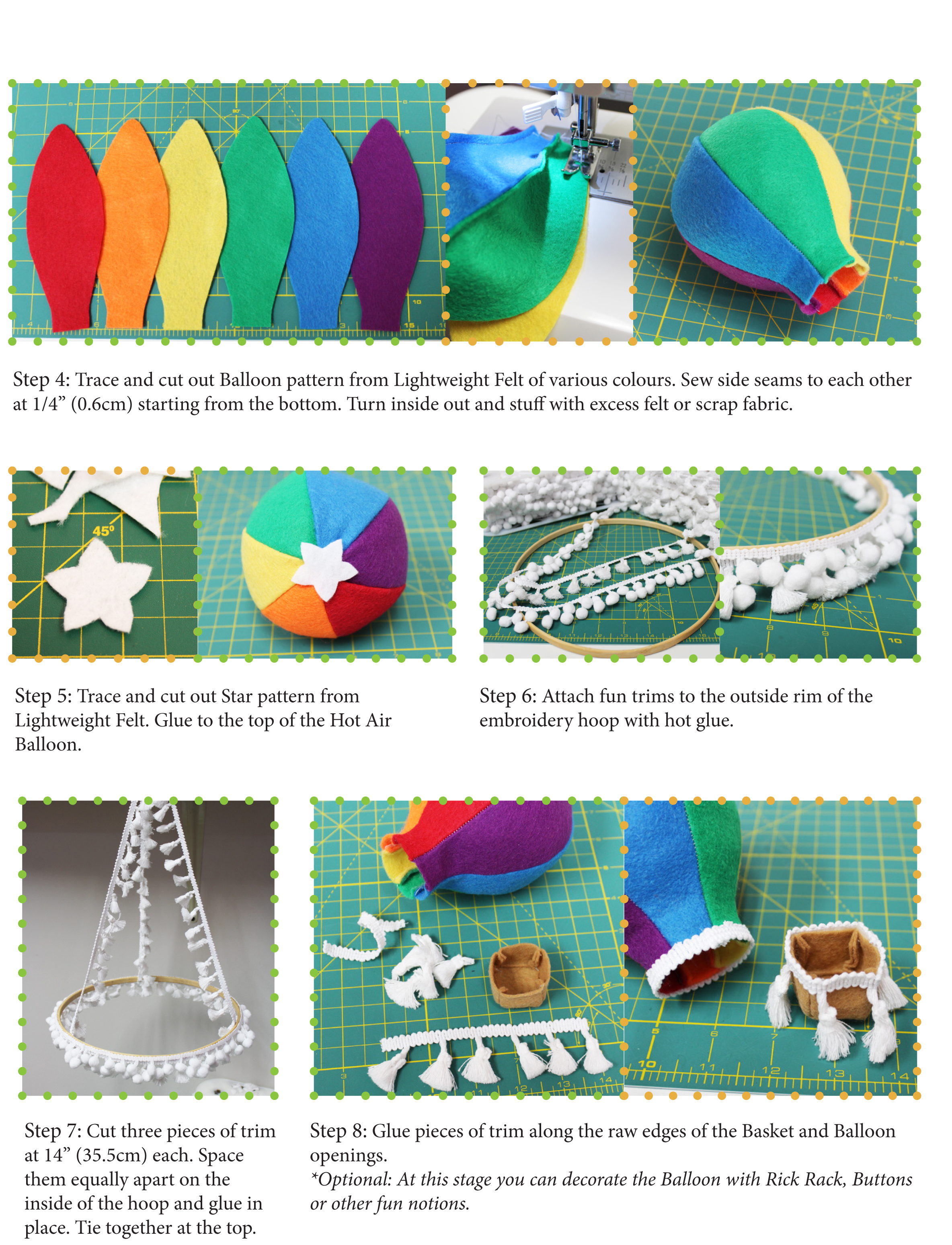 Second set of steps to creating your own campfire craft