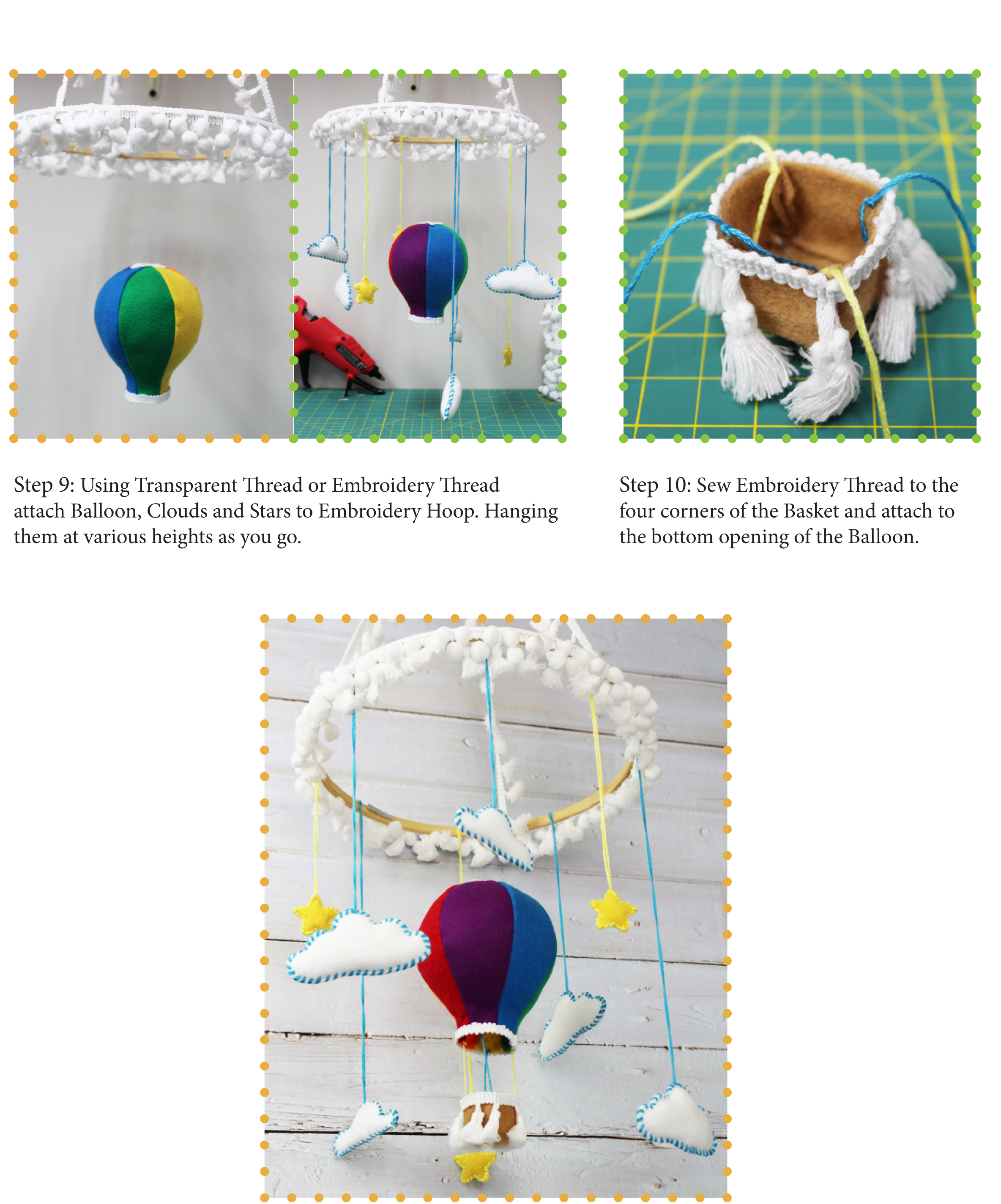Second set of steps to creating your own campfire craft