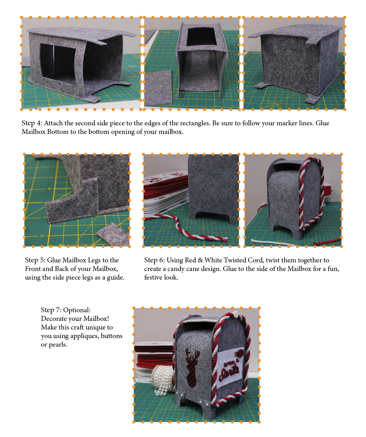 Steps to create your DIY Santa's Mailbox