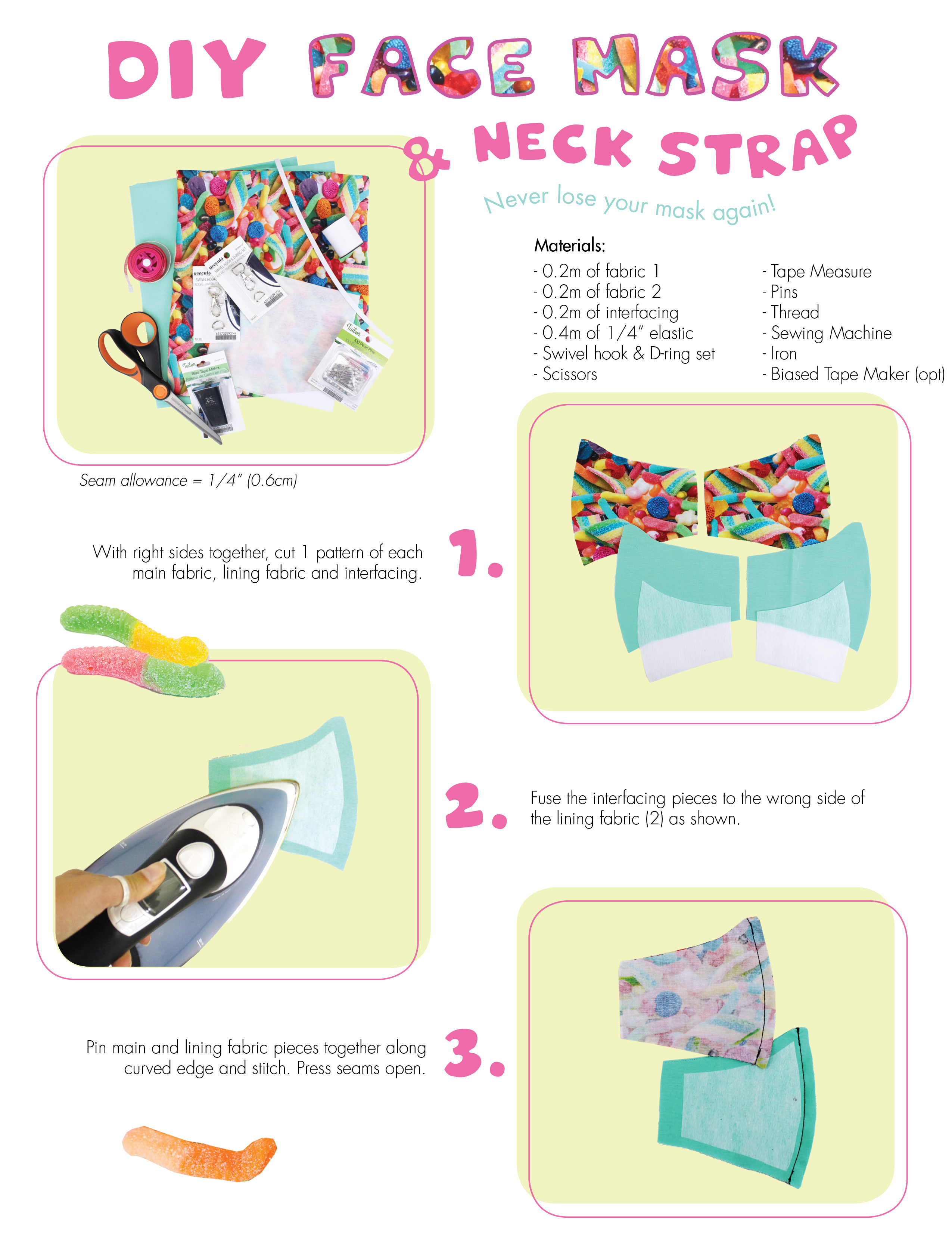 Steps to create your face mask