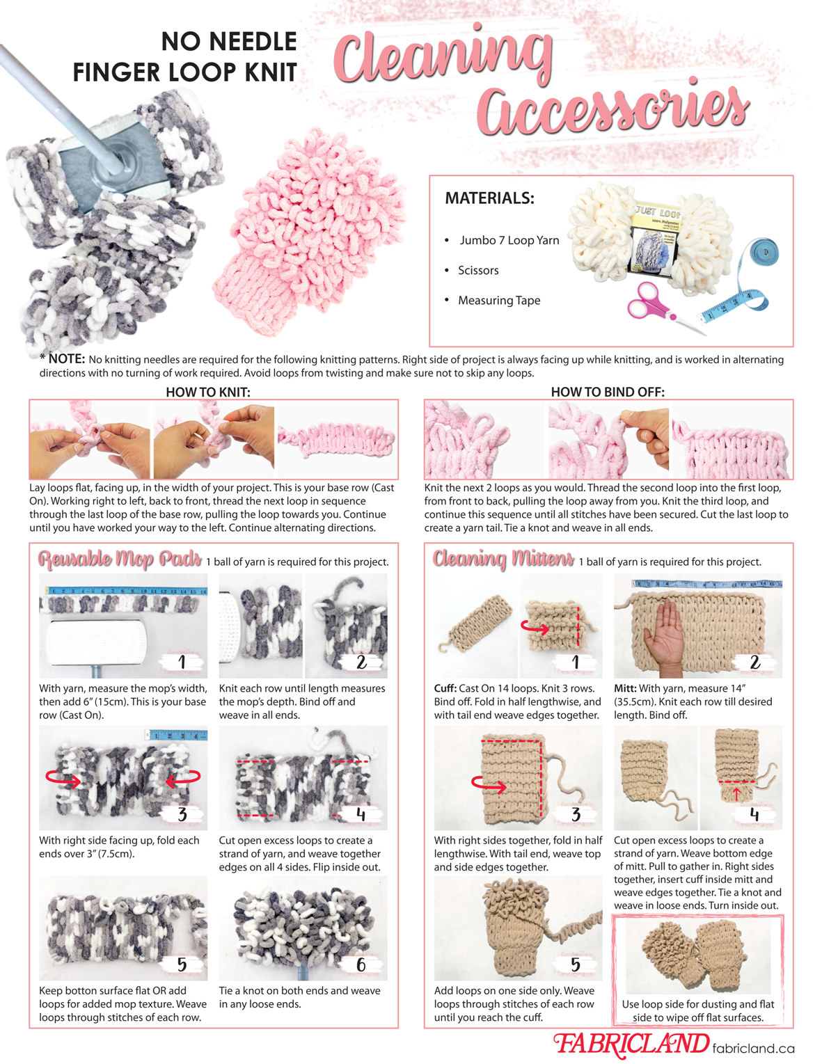 Steps to create your cleaning accessories