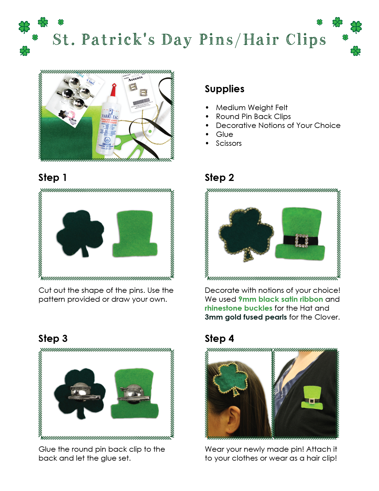 Steps to create your cleaning accessories