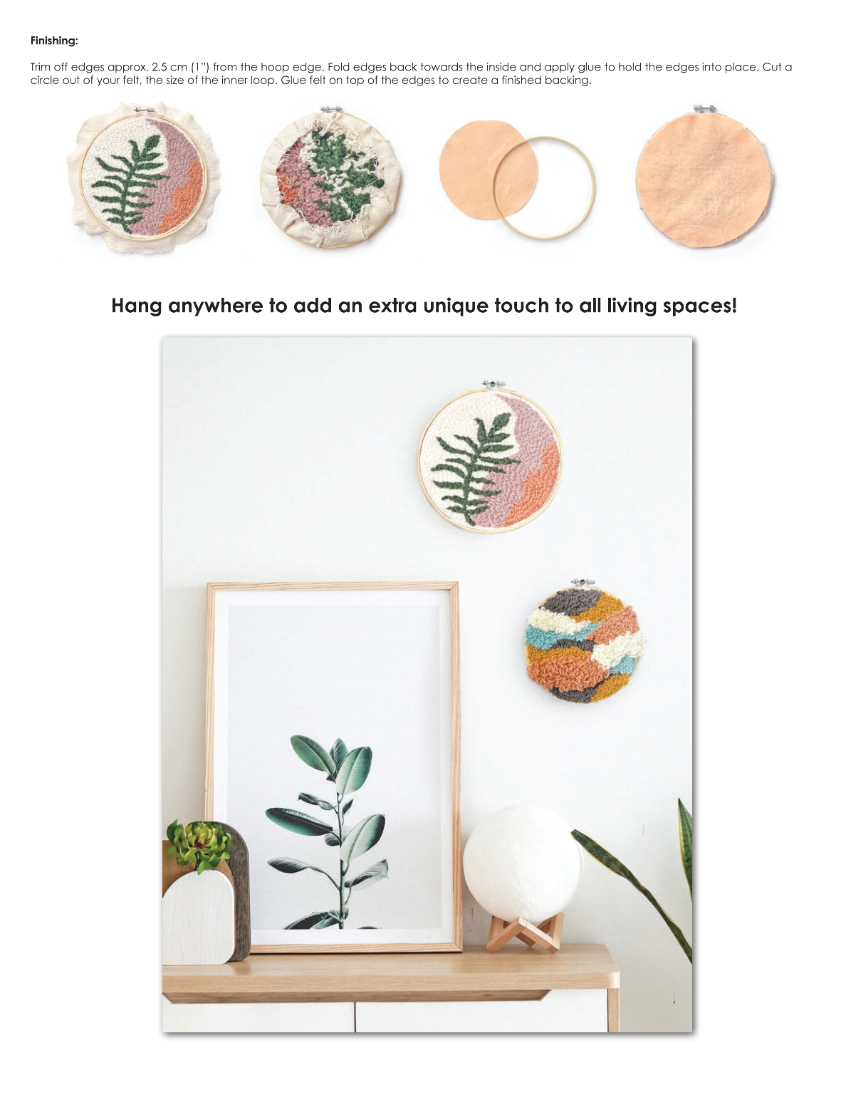Steps to create your DIY Punch Needle